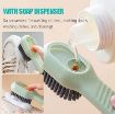 Picture of SOAP DISPENSER PUMP Soap Dispensing Cleaning Brush with Handle Scrubbing Reusable Washing Shoe Brush for Shoes Clothes Cleaning