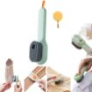 Picture of SOAP DISPENSER PUMP Soap Dispensing Cleaning Brush with Handle Scrubbing Reusable Washing Shoe Brush for Shoes Clothes Cleaning