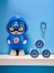Picture of Face Changing Keychain  Captain America Face Changing Keychain  D Cartoon Character