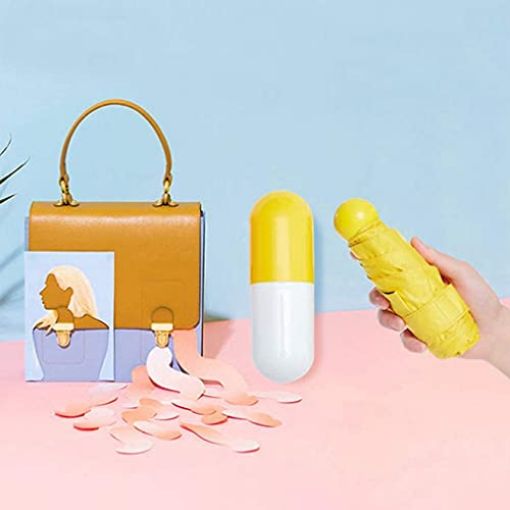 Picture of Umbrella Capsule Umbrella Mini Umbrella Folding Umbrella Travel umbrella Sun Protect umbrella for men women kids