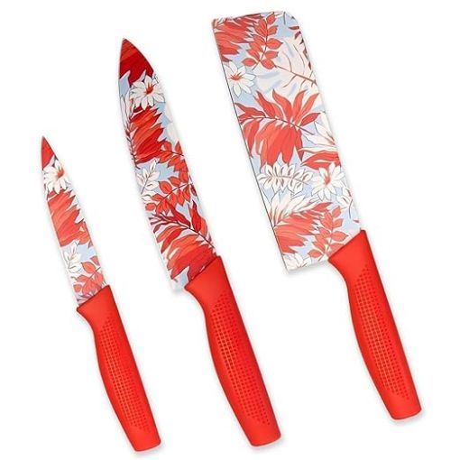 Picture of 3 PCS PRINTED KNIFE COLOUR KNIFE KNIFE
