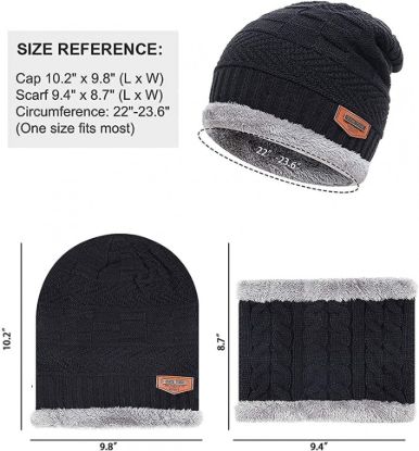 Picture of WOOLEN CAP WITH MUFFLER