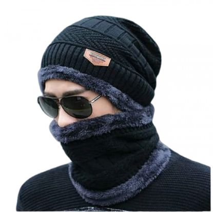 Picture of WOOLEN CAP WITH MUFFLER