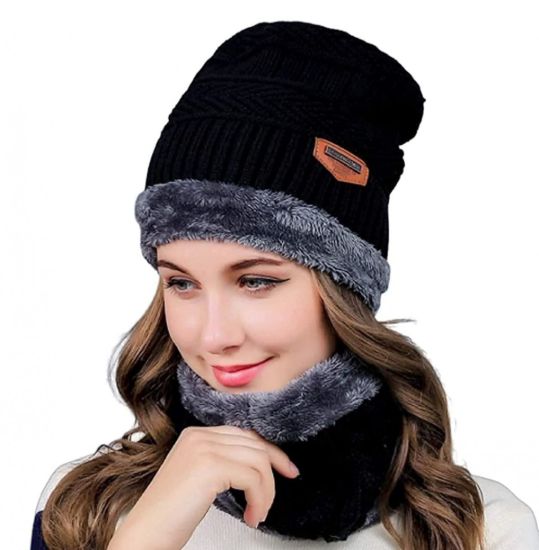 Picture of WOOLEN CAP WITH MUFFLER