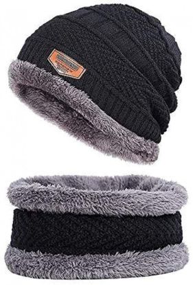 Picture of WOOLEN CAP WITH MUFFLER