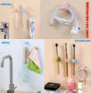 Picture of Wall Mounted Multipurpose Silicon Thumb Holder Multipurpose Wall Mounted Silicone Thumb Holder Hooks for Hanging Stick-on Hook for Wall Hangers