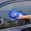 Picture of Multipurpose 2 in 1 Chenille Hand Duster with Microfiber Mitts and Sponge with Grip Holding Car Accessories