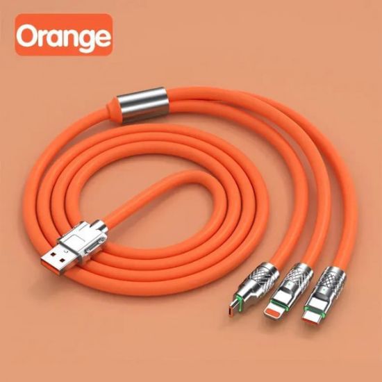 Picture of 3 IN 1 CHARGING CABLE ORANGE