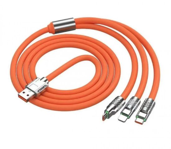 Picture of 3 IN 1 CHARGING CABLE ORANGE