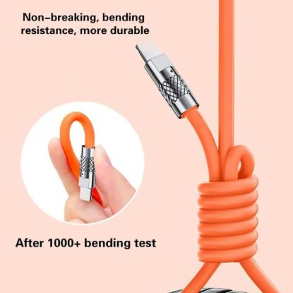 Picture of 3 IN 1 CHARGING CABLE ORANGE