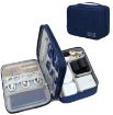 Picture of 2 Layer Gadget Bag Electronic Gadget Organizer Case Double Layer Electronic Gadget Organizer Bag