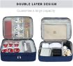 Picture of 2 Layer Gadget Bag Electronic Gadget Organizer Case Double Layer Electronic Gadget Organizer Bag