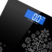 Picture of Digital Body Weight Bathroom Scale Electronic Thick Tempered Glass & LCD Display Health Body Weight Scales