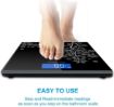 Picture of Digital Body Weight Bathroom Scale Electronic Thick Tempered Glass & LCD Display Health Body Weight Scales