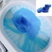 Picture of Automatic Toilet Bowl Cleaner Tablets Stain Remover Bathroom Flush Tank Blue Tab Tablet0