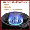 Picture of BLACK GAS SAVER RING STAND Black Gas Stove Burner Stand Gas Chula Burner Gas Saver Jali Ring Fire & Windproof Energy Saving