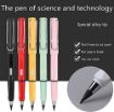 Picture of 2 IN 1 PENCIL PENCIL ERASER Reusable Everlasting Ink-less Pencils Portable Eternal Erasable Metal Writing Pens Infinite Replaceable Graphite Nib Triangular Golf Stationary Set