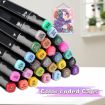Picture of 48 pcs Color Markers Pen  Sketch Pen marker pen