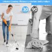 Picture of 9 in1 Electric Scrubber Brush Cordless Cleaning Brush with 9 Replaceable Brushes and Adjustable Extension Handle Electric Spin Scrubber 9 IN 1 BRUSH 9 IN 1 CLEANING BRUSH