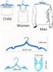 Picture of Folding Clothes Hanger Portable Travel Hanger
