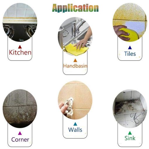 Picture of Kitchen Silver Oil Proof Waterproof Paper Aluminum Foil Backsplash Sticker Stove Cabinet Liner Decor Self Adhesive Wallpapers