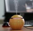 Picture of Wood Grain Cool Mist Humidifier Mini Aroma Essential Oil Diffuser Humidifiers Essential Oil Diffuser Aroma Air Humidifier