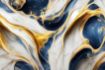 Picture of BLUE GOLD MARBEL FOIL Marble Wallpaper