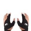 Picture of Flashlight Gloves Light Fingerless Outdoor Fishing Gloves Tool LED Flashlight Gloves Fishing Gloves Flashlight Torch Outdoor Gear Cycling Camping Hiking Survival Night Lighting Gloves