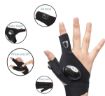 Picture of Flashlight Gloves Light Fingerless Outdoor Fishing Gloves Tool LED Flashlight Gloves Fishing Gloves Flashlight Torch Outdoor Gear Cycling Camping Hiking Survival Night Lighting Gloves