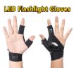 Picture of Flashlight Gloves Light Fingerless Outdoor Fishing Gloves Tool LED Flashlight Gloves Fishing Gloves Flashlight Torch Outdoor Gear Cycling Camping Hiking Survival Night Lighting Gloves