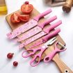 Picture of 6 PCS SS KITCHEN KNIFE SET Kitchen Knife  Color Printing Knife 6 pcs Color Printing Knife