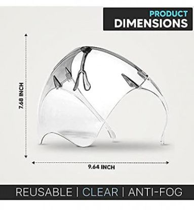 Picture of NEW TRANSPARENT FACE SHIELD GOGGLES