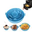 Picture of 6 Pcs Air Fryer Silicone Pot reusable air fryer silicone liner air fryer pan Reusable Basket