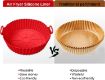 Picture of 6 Pcs Air Fryer Silicone Pot reusable air fryer silicone liner air fryer pan Reusable Basket