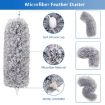Picture of Flexible Fan Cleaning Duster for Multi-Purpose Cleaning of Home Fan Cleaning Brush GREY FAN MOP 100 INCH MOP