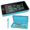 Picture of Writing Tablet Pencil Case 2 in 1 LCD Digital Slate  E-Note Pad Pencil Box   Doodle Writing Board    Pencil Case