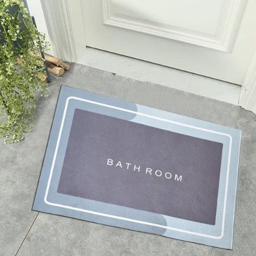 Picture of Bathroom MAT Door Mat Square Bathroom MAT Water Absorbent MATS DIATOMITE Door MAT Anti-Slip Bath MAT Quick Drying Absorbent MAT