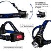 Picture of Rechargable LED HEAD Lamp + Battery & Charger  trekking rechargeable led night lights waterproof for bike cycling reading Flash Light Spotlight Rechargeable hiking mountain head lamp Cycling caving adjustable