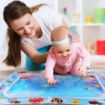 Picture of WATER MAT BABY PLAY MAT Inflatable Baby Slapped Pad  Tummy Time Floor Cushion Fun Activity Play Center Indoor Outdoor Water Play Mat