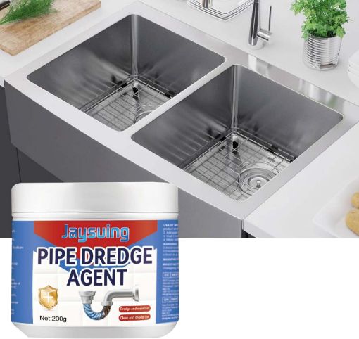 Picture of Drain Cleaner Powder Drain Clog Remover Powder Sink Drain Cleaner Pipe Dredge Agent