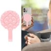 Picture of Silicone Suction Phone Holder  Silicone Suction Cup Phone Holder ROUND SILICONE PHONE CASE Heart Shape Double-Sided Suction Cup Mobile Phone Case