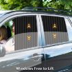 Picture of Car Curtain 4 Pcs Set  Car Window Sunshade Cover Car Side Window Sunshade Auto Curtains
