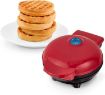 Picture of Mini Waffle Maker Stainless Steel Non-Stick Electric Iron Machine for Individual Belgian Waffles