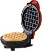 Picture of Mini Waffle Maker Stainless Steel Non-Stick Electric Iron Machine for Individual Belgian Waffles