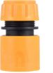 Picture of HOSE PIPE CONNECTOR NOZZLE Yellow Heavy Duty Plastic Outdoor Tap Adapter Garden Hose Pipe Spray Gun Starter Set