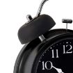Picture of Analog Alarm Clock 4 inches Super Silent Non-Ticking Twin Bell Alarm Clock TWIN BELL BLACK CLOCK