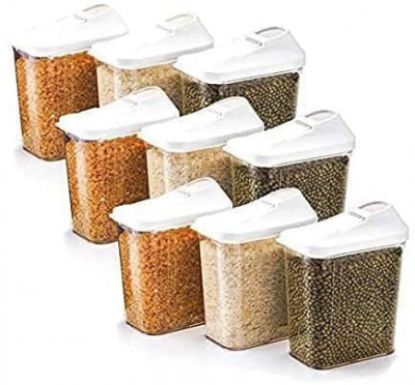 Picture of (SET OF 6) 750 ML EASY FLOW KITCHEN CONTAINER