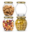 Picture of Matka Jar 350 ml Air Tight Black Lid for Kitchen Dried Masla Storage Jar,Honey Jar Jar and Container Spice Masala Jar Pot Glass Matka Visible Glass Jar