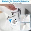 Picture of shower head facute rack null WATER FAUCET 1080 DEGREE WATER FAUCET 1080  Rotating Faucet Extender Aerator Universal Splash Filter Faucet Large Angle Rotating Splash Filter Faucet Extender Aerator  FAUET SPLASH HEAD
