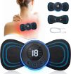 Picture of Body Massager Wireless Portable Neck Massager with 8 Modes and 19 Strength Levels Rechargeable Pain Relief EMS Massage Machine